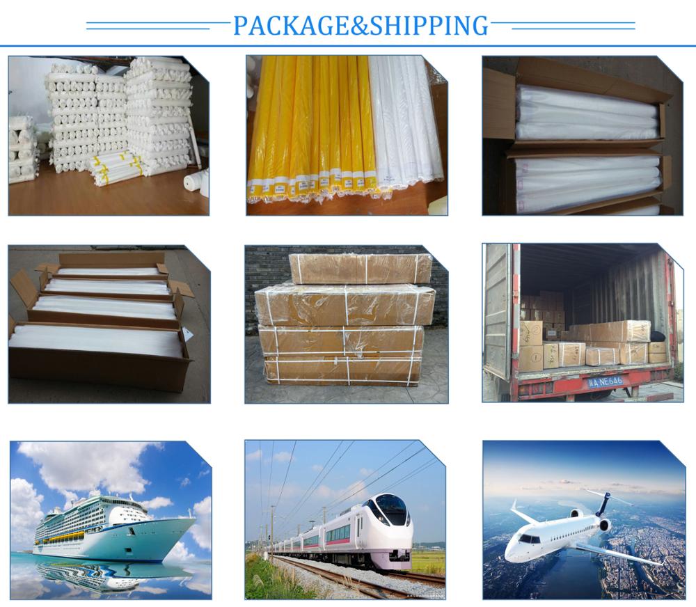 polyester silk screen printing mesh for procelain /cloth